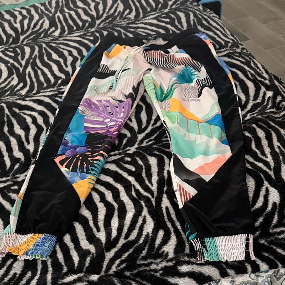 Colorful Patterned dressy pants